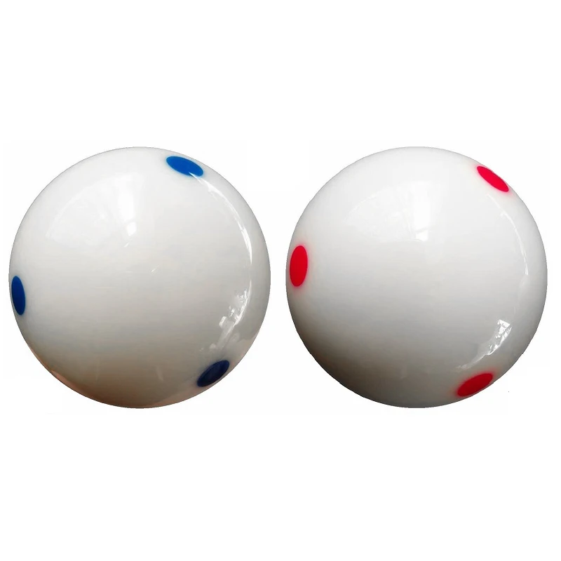 

Cue Ball 57Mm Standard American Billiard Resin Cue Ball Blue And Red Cue Ball For Billiards Training Competition Design
