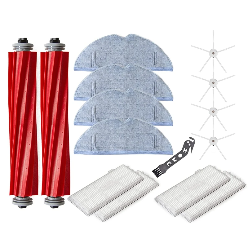 

HEPA Filter Mop Cloth Side Brush Main Brush For Xiaomi Roborock T7S T7S Plus S7 Vacuum Cleaner Spare Parts