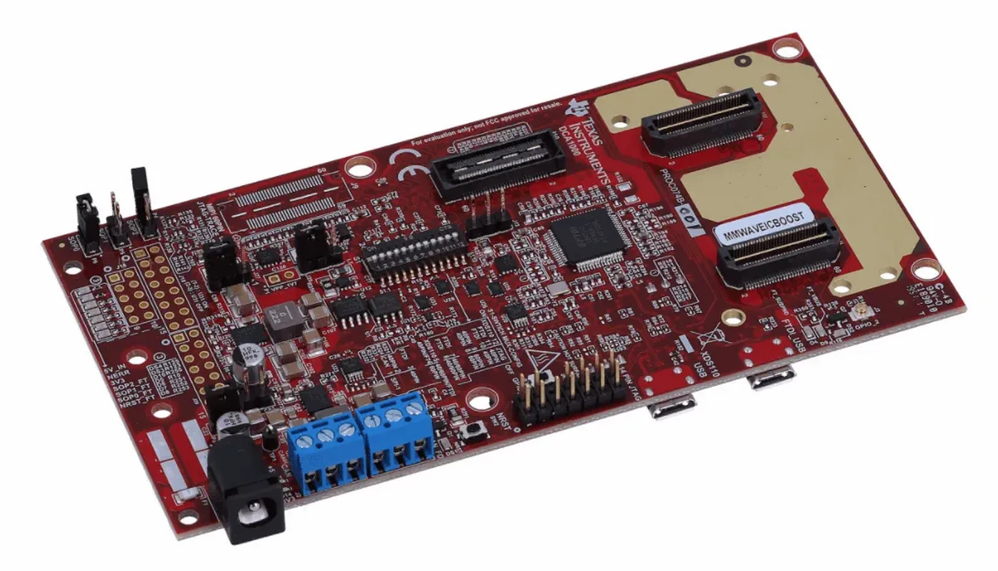 Точечный MMWAVEICBOOST миллиметровый датчик волны карта платформа наклонная плата