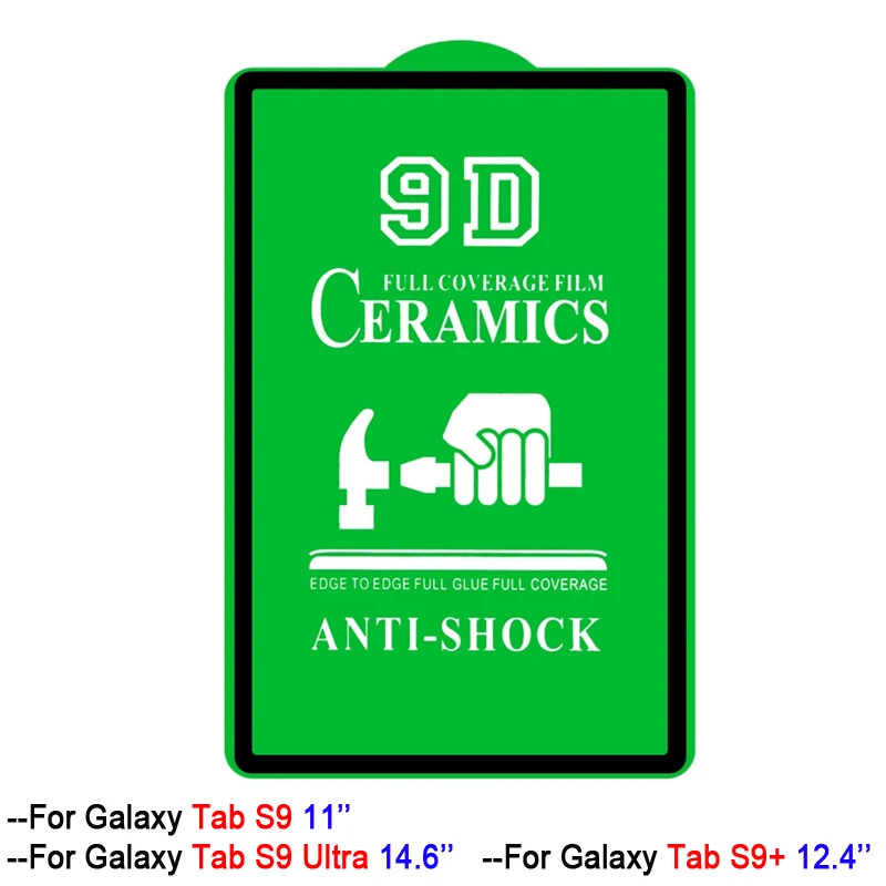 

Защитная пленка 9D для Samsung Galaxy Tab S9 / S9 Ultra / S9 Plus