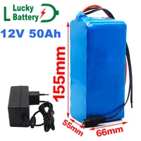 lucky 12v 50000mah 3s8p battery pack 18650 lithium battery protection board 12v 40000mah for inverter miner with 12 6v charger