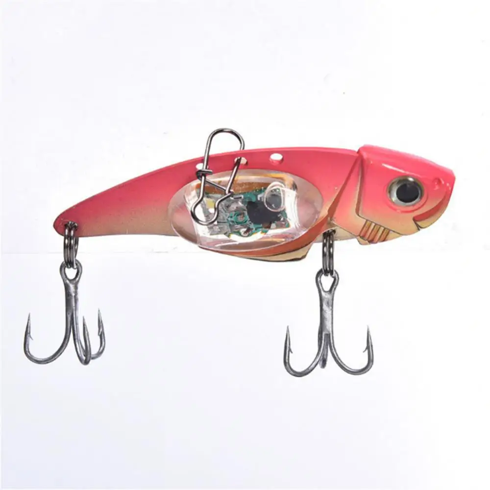 

Soft Fake Bait Realistic Artificial Bait Automatically Emit Light Automatically Shut Off Metal Luminous Bait Elastic With Led