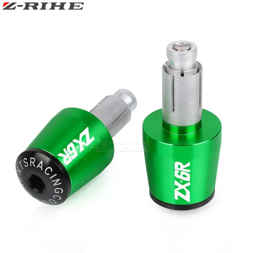 Фото Для Kawasaki Ninja ZX6 ZX6R ZX6RR ZX-6R ZX-6RR мотоциклетная ручка, концы руля, концевые заглушки, антивибрационная заглушка №2