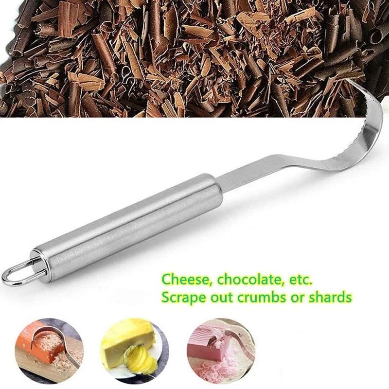 Gadget Cheese Grater Cake Decorating Stainless Steel Butter Blade Knife Chocolate Scraper Gadget Baking Tools Shaving Coconut