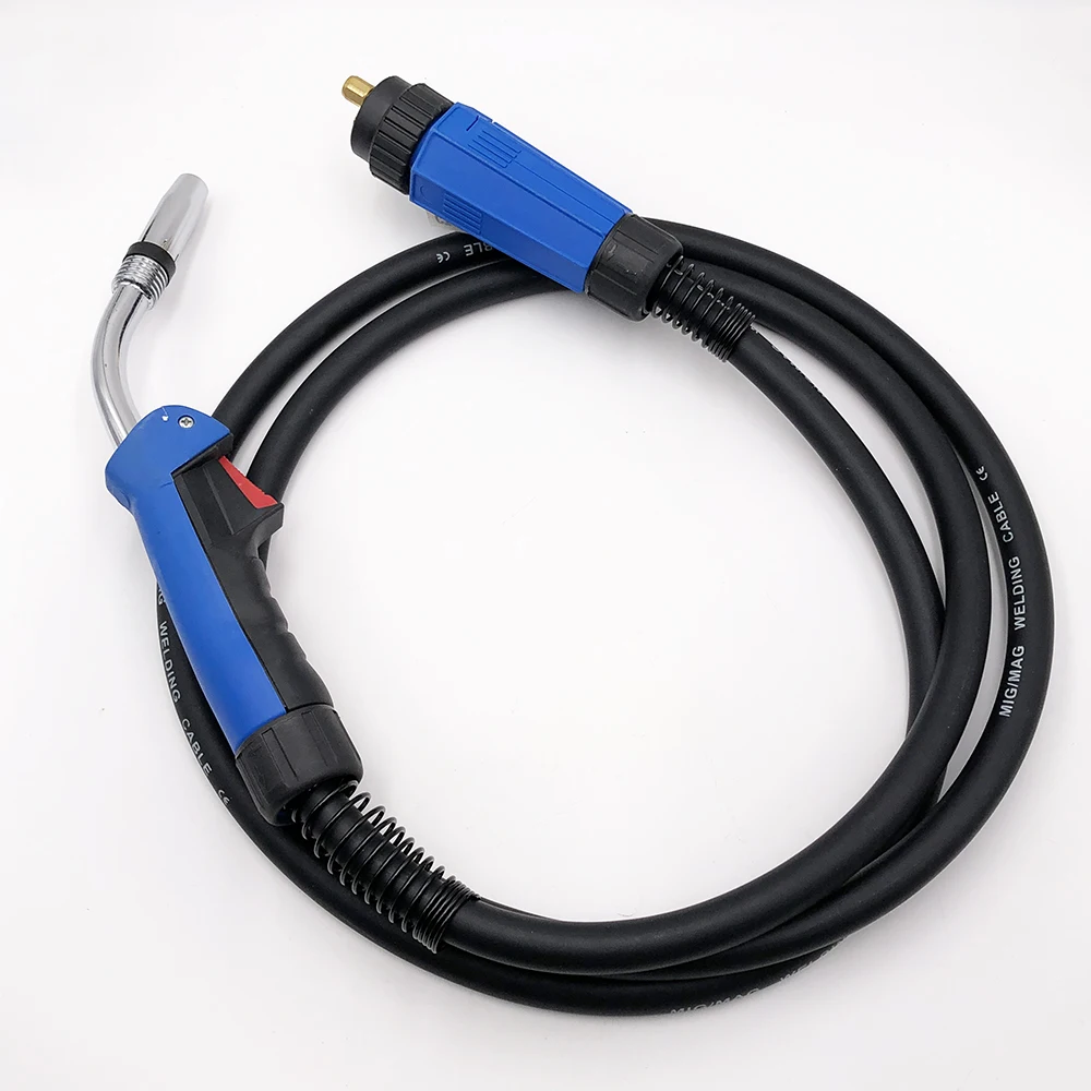 

1pcs 250A MB24 24KD Welding Torch Gun 5M Air-cooled Euro Quick Connector for MIG MAG Welding Machine Welder