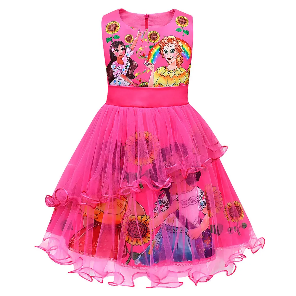 

Детский костюм для косплея миракеля для девочек, Сетчатое платье-пачка, наряды, карнавальный костюм на Хэллоуин