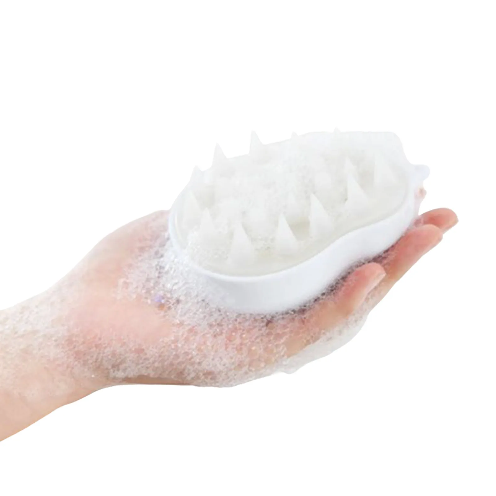 

Щетка для волос, массажер для кожи головы, складная щетка для ухода за кожей головы, мягкий силикон, легко добраться до корней густых волос