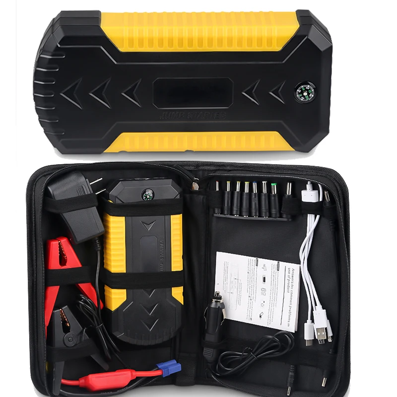 

Пусковое устройство для автомобиля, внешний аккумулятор, портативный бустер для автомобильного аккумулятора 12 В, зарядное устройство, пуск...