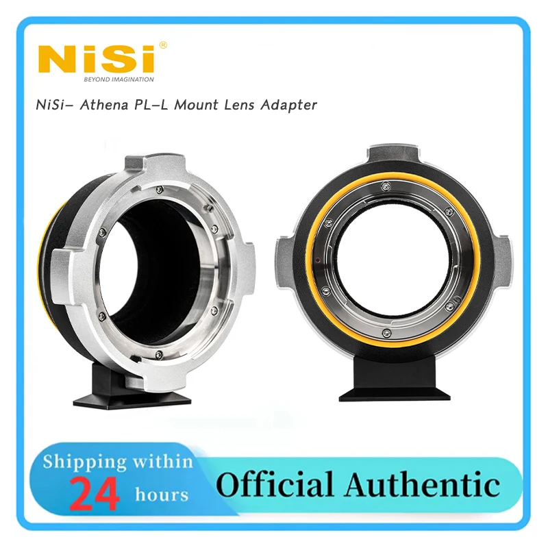 Фото Адаптер NiSi Athena PL‑L, преобразователь крепления PL‑в‑L, высокоточный адаптер для кинематографических объективов для беззеркальных камер с байонетом L. №1