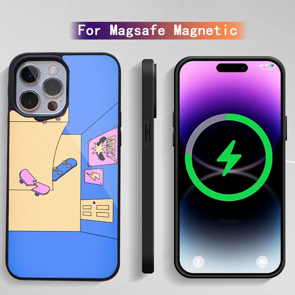 Детский чехол для телефона Stray Kpop MAXIDENT iPhone 15 14 13 12 11 Plus Pro Max Magsafe магнитная