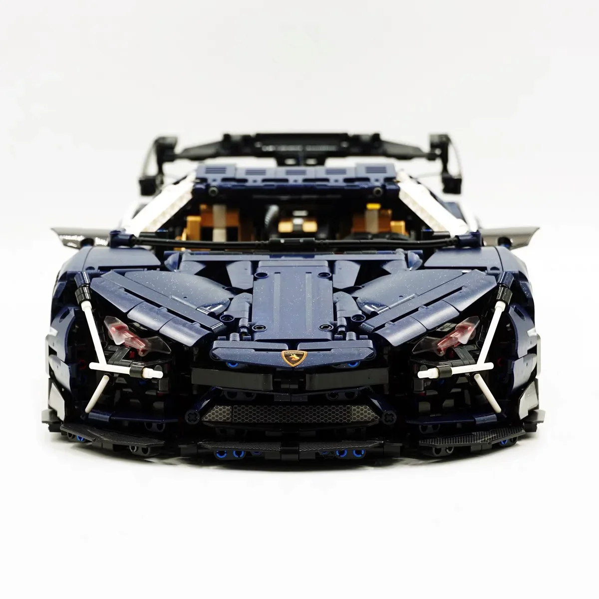Фото 4106 шт. MOC GULY 10624 технический набор строительных блоков Lambo Revuelto, спортивный автомобиль 1:8, модель DIY, кирпичи, игрушки для детей, взрослых, подарки №4