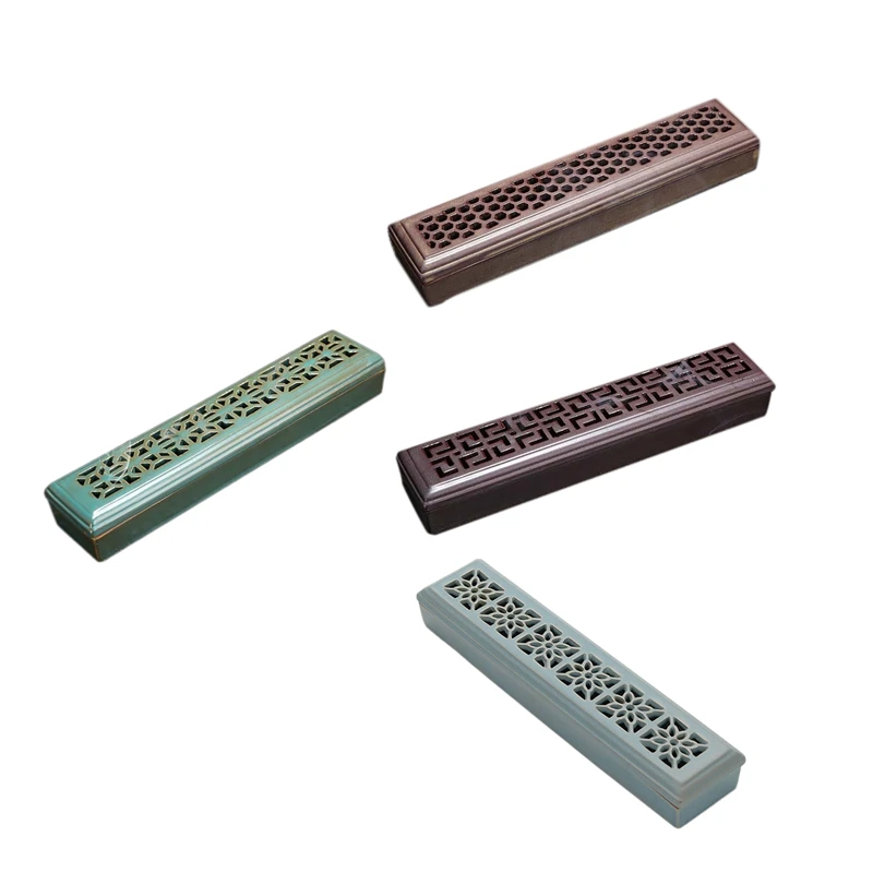 

A63I Incense Holder Incense Tray Horizontal Incense Burner Fashion Creativity With Non-Combustible Cotton Ceramics Relax