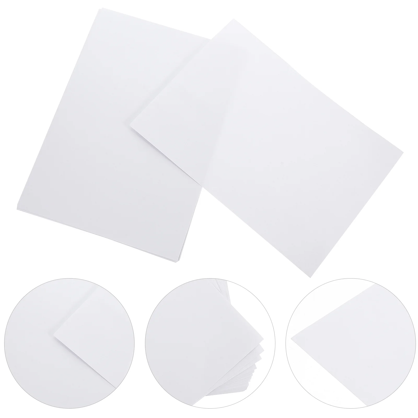 

50 Sheets Sticker Matte Paper Blank Papers Address Labels Adhesive Printable