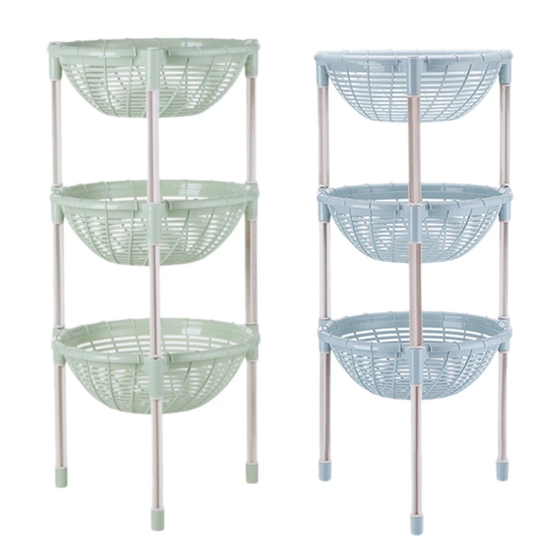 

3-уровневые пластиковые маленькие полки для хранения, пластиковая корзина, настольная подставка для дома