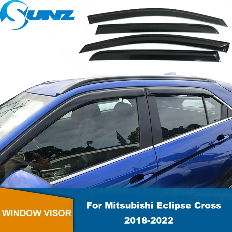 Side Window Deflectors For Mitsubishi Eclipse Cross 2018 2019 2020 2021 2022 Weather Shields Weathershields Window Visor Guard