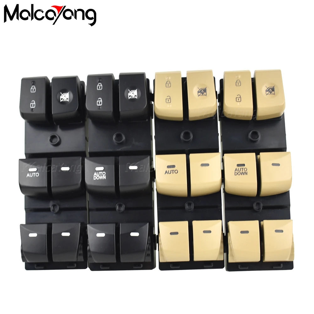 

High-end Power Window Master Lifter Switch Button 93570-4V000 93575-4V000 For Hyundai 2012 2013 2014 2015 2016 Elantra Lang Move