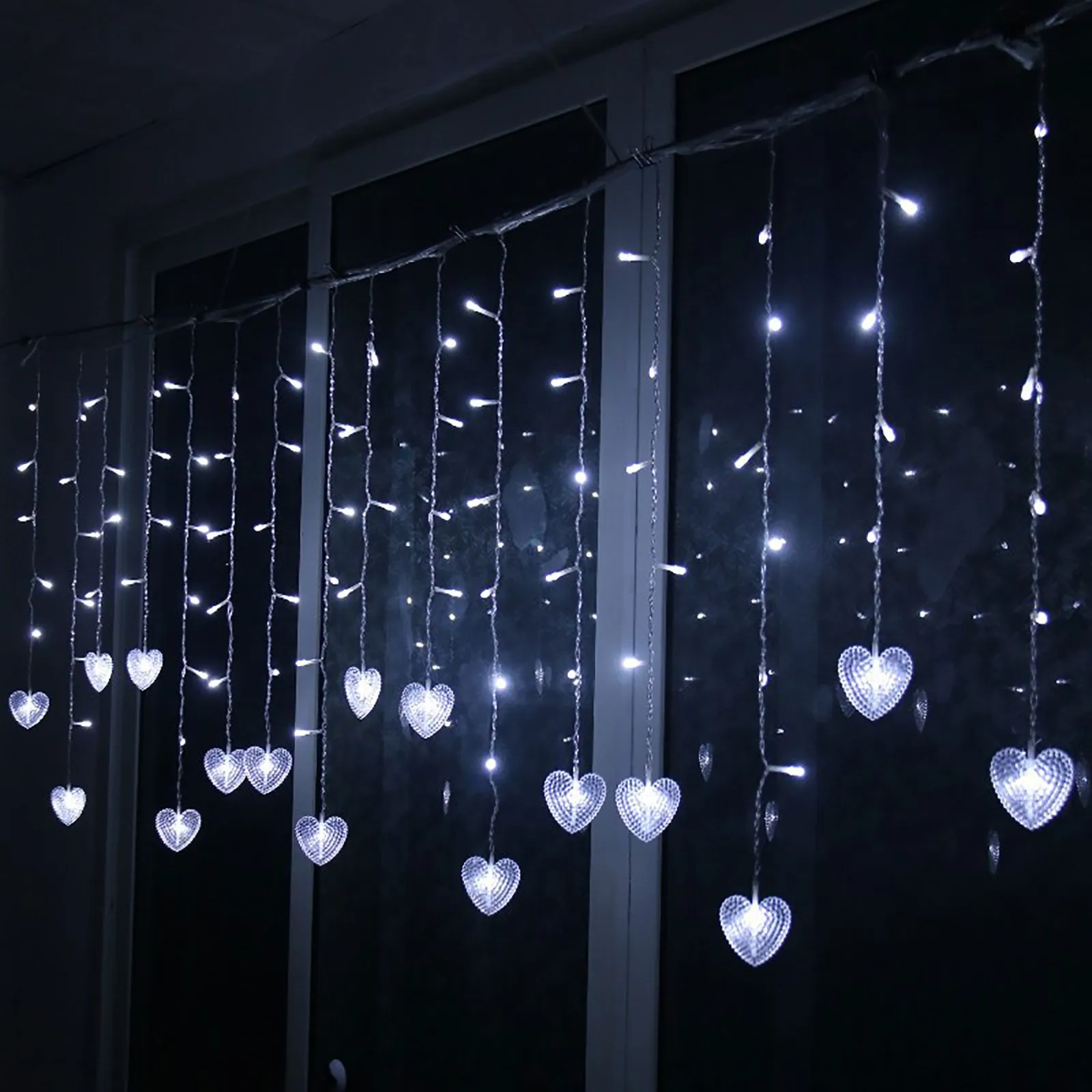 

Light Strings for Tree Party Lighting Chandelier LED Wedding Suitable Decoration Love For Outdoor Christmas Lights String Clear