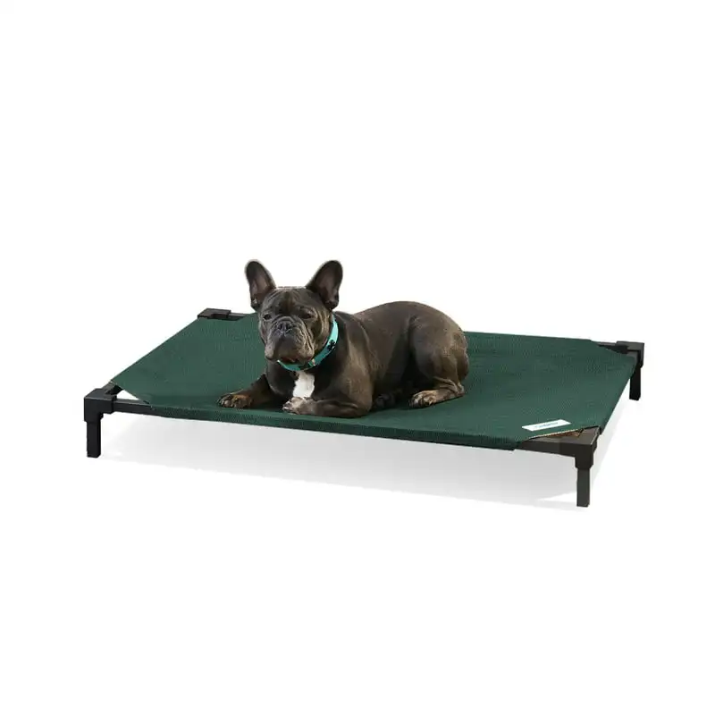 

Поднимающаяся кровать для собак Pro, среднего размера, помещается в 42-дюймовых ящиках, зеленого цвета
