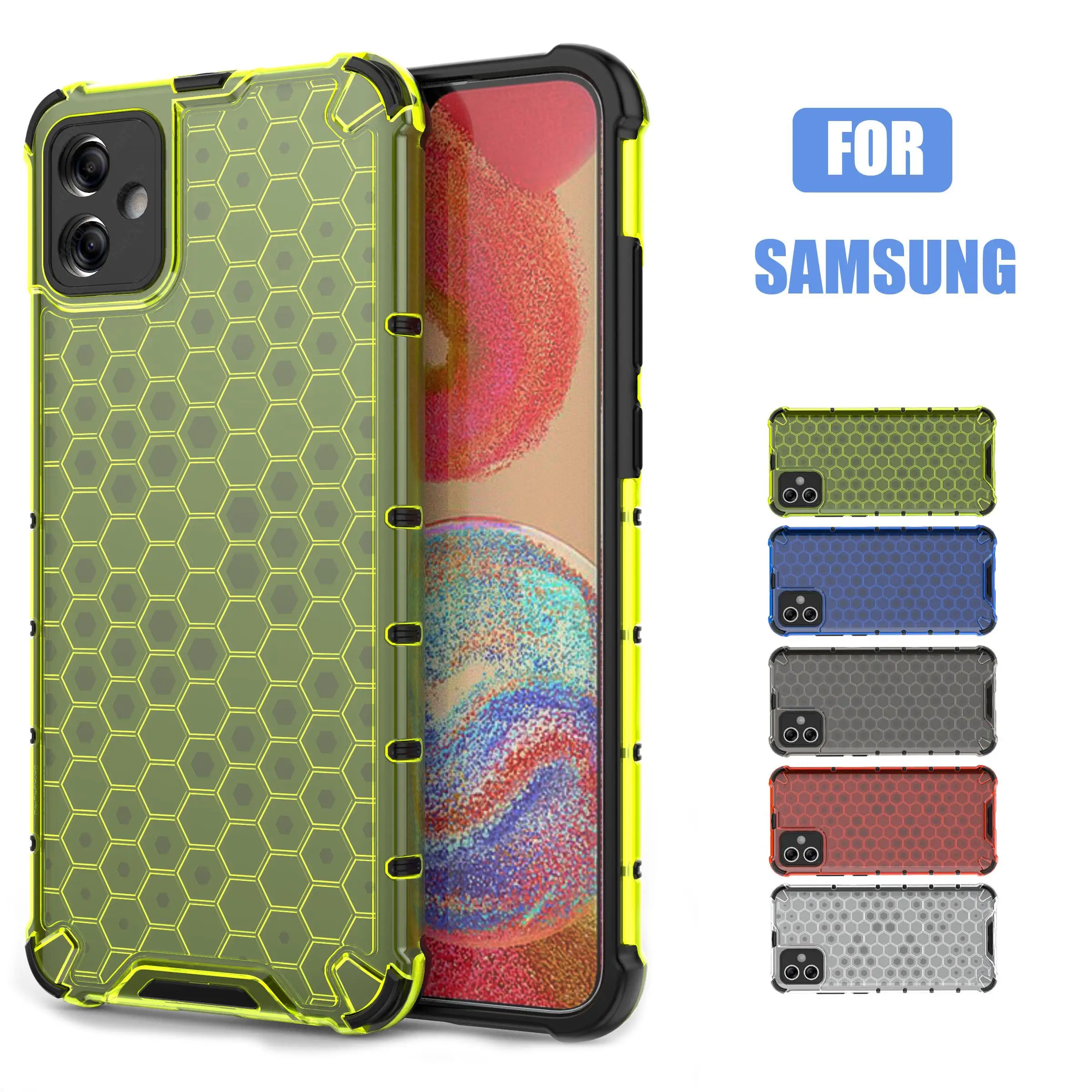 

Чехол для Samsung Galaxy A04E, чехол для Samsung A04E, противоударный бампер, сверхпрочный армированный защитный жесткий силиконовый чехол для A04E
