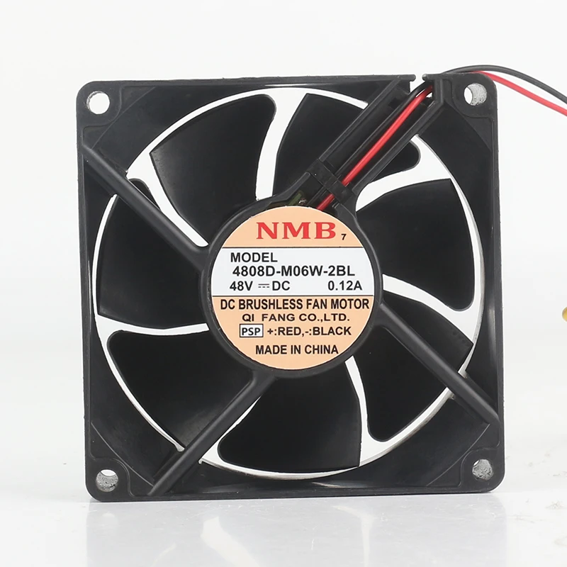 Вентилятор преобразователя NMB 8 см 4808D-M06W-2BL 48 В 0 12 А охлаждающий вентилятор 80 x 25 мм