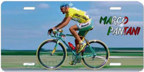 Металлический знак MARCO PANTANI для велоспорта 6x12 дюймов