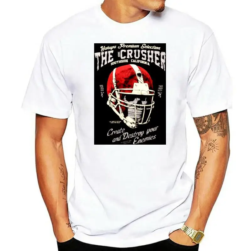 

Мужская футболка премиум качества yakдробилка Черная Мужская футболка Jakuza-мужская футболка из 100% хлопка