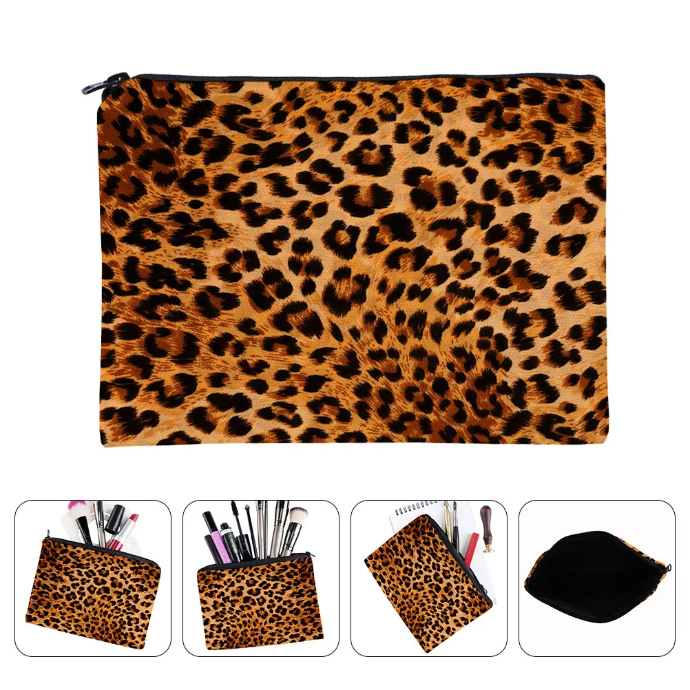 

Lady Versatile Bag Portable Bag Multi-Functional Travel Bag Leopard Bag