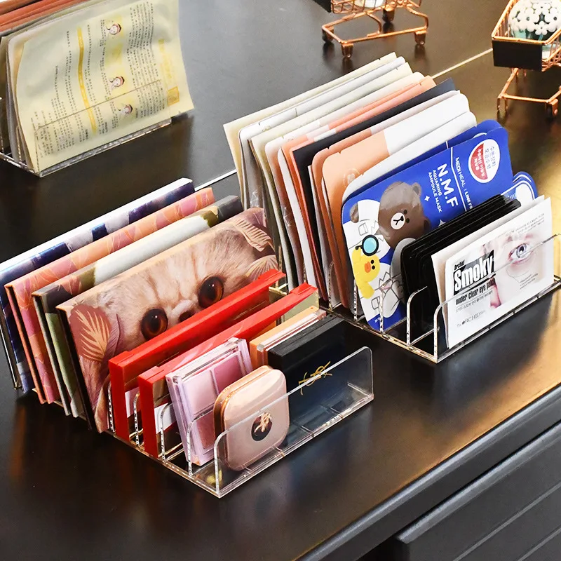 

Powder Eye Shadow Tray Storage Box Drawer Divider Box Transparent Desktop Makeup Blush Display Box Cosmetic Storage Rack