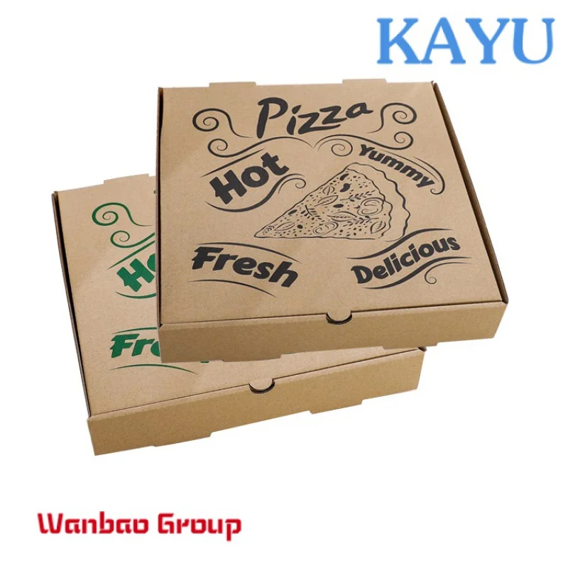 Wholesale Cheap Pizza Box Corrugated Paper Printing Pizza Box Custom Pizza Boxes with Your Own Logo