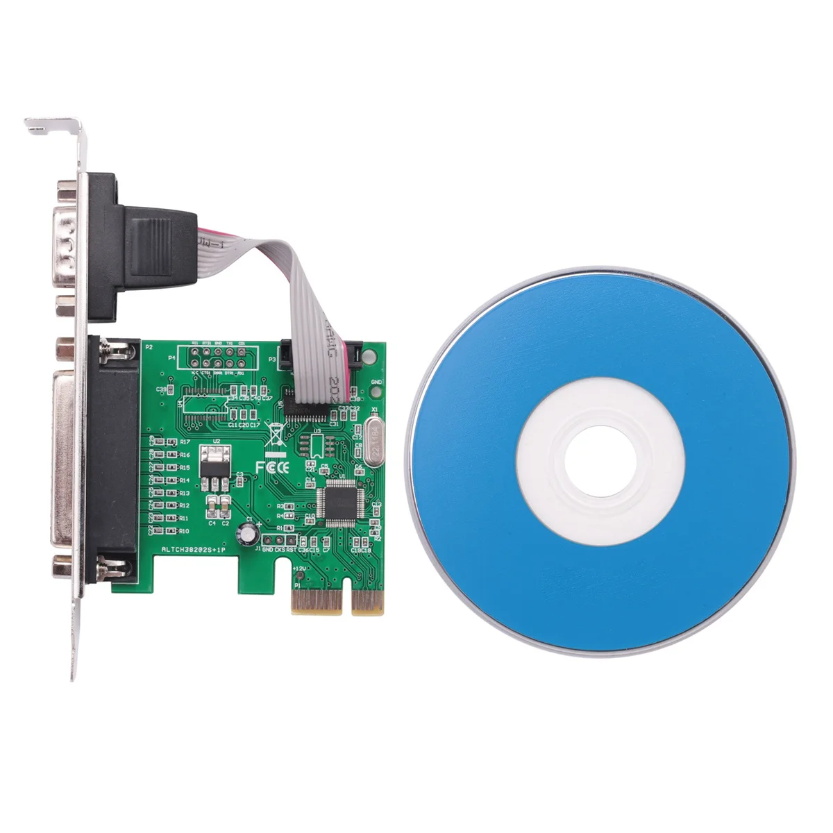 RS232 RS-232 Последовательный порт COM и принтер DB25 Параллельный LPT к PCI-E Адаптер карты PCI