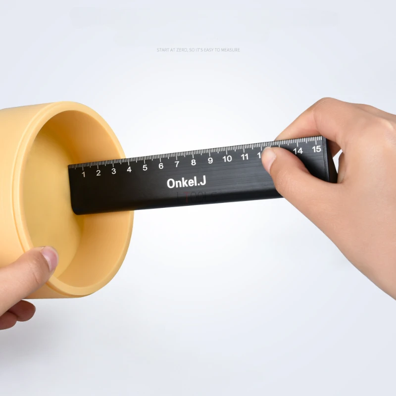 Линейка в виде капель воды 15/30 см из алюминиевого сплава