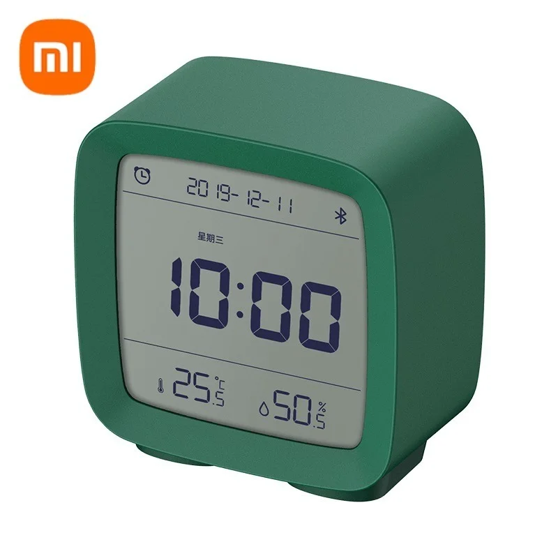 

Bluetooth-будильник Xiaomi Cleargrass, умный контроль температуры и влажности, ЖК-дисплей, ночник, работает с приложением Mijia