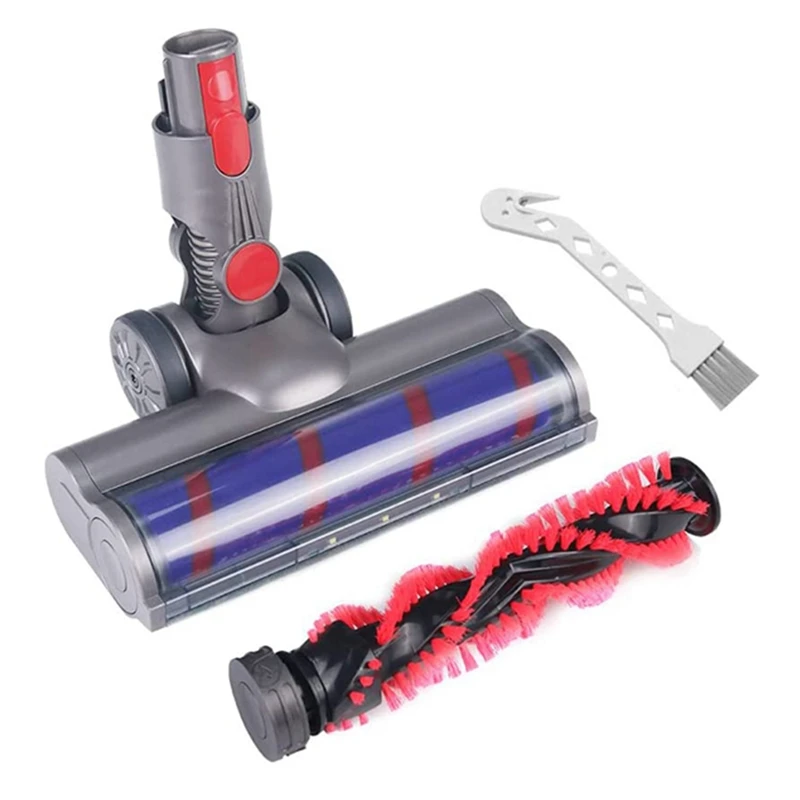 

Для пылесосов Dyson V7 V8 V10 V11 V15 со сменной магнитной щеткой, светодиодсветодиодный фары, насадка для напольной щетки