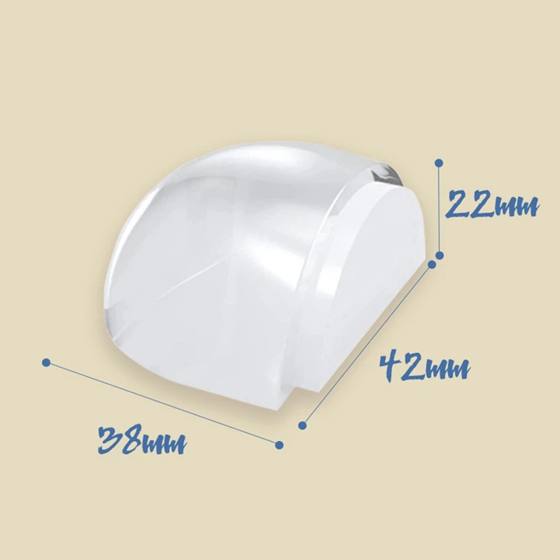 Набор из 6 напольных стоек для склеивания прозрачные самоклеящиеся напольные