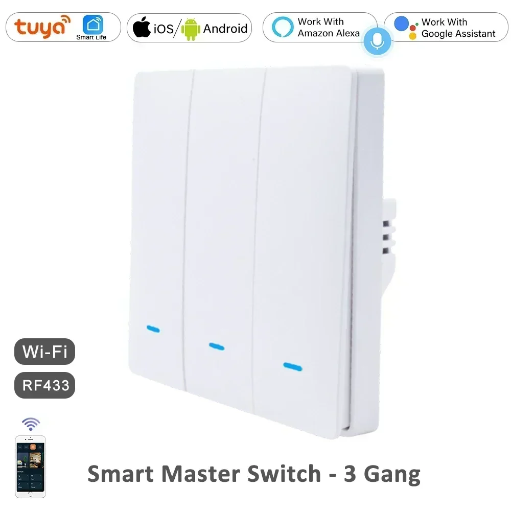 

YIDI Умный Wi-Fi выключатель 220V 1 2 3 Gang