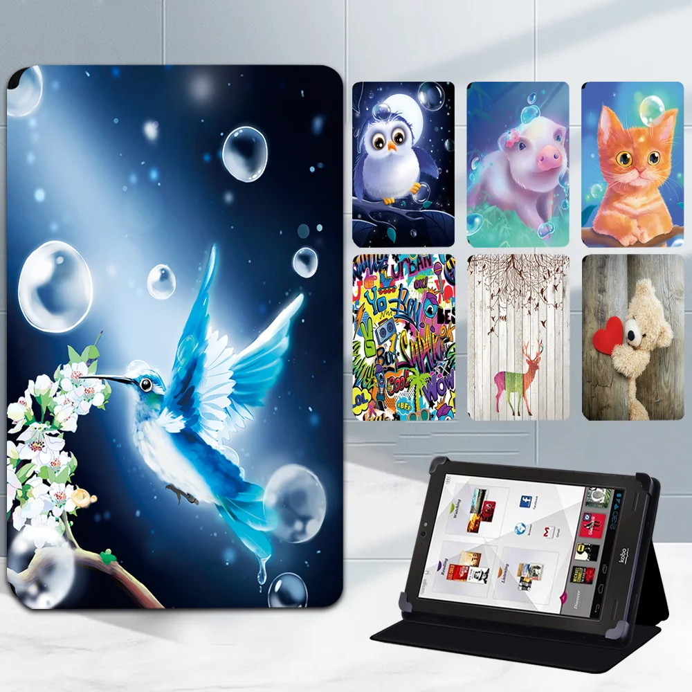 Smart Adjustable PU Leather Tablet Stand Case for Kobo Aura 6"/Edition 2 6"/Clara HD 6"/Glo 6"/Glo HD 6"/Nia/Touch 6"/Touch 2.0