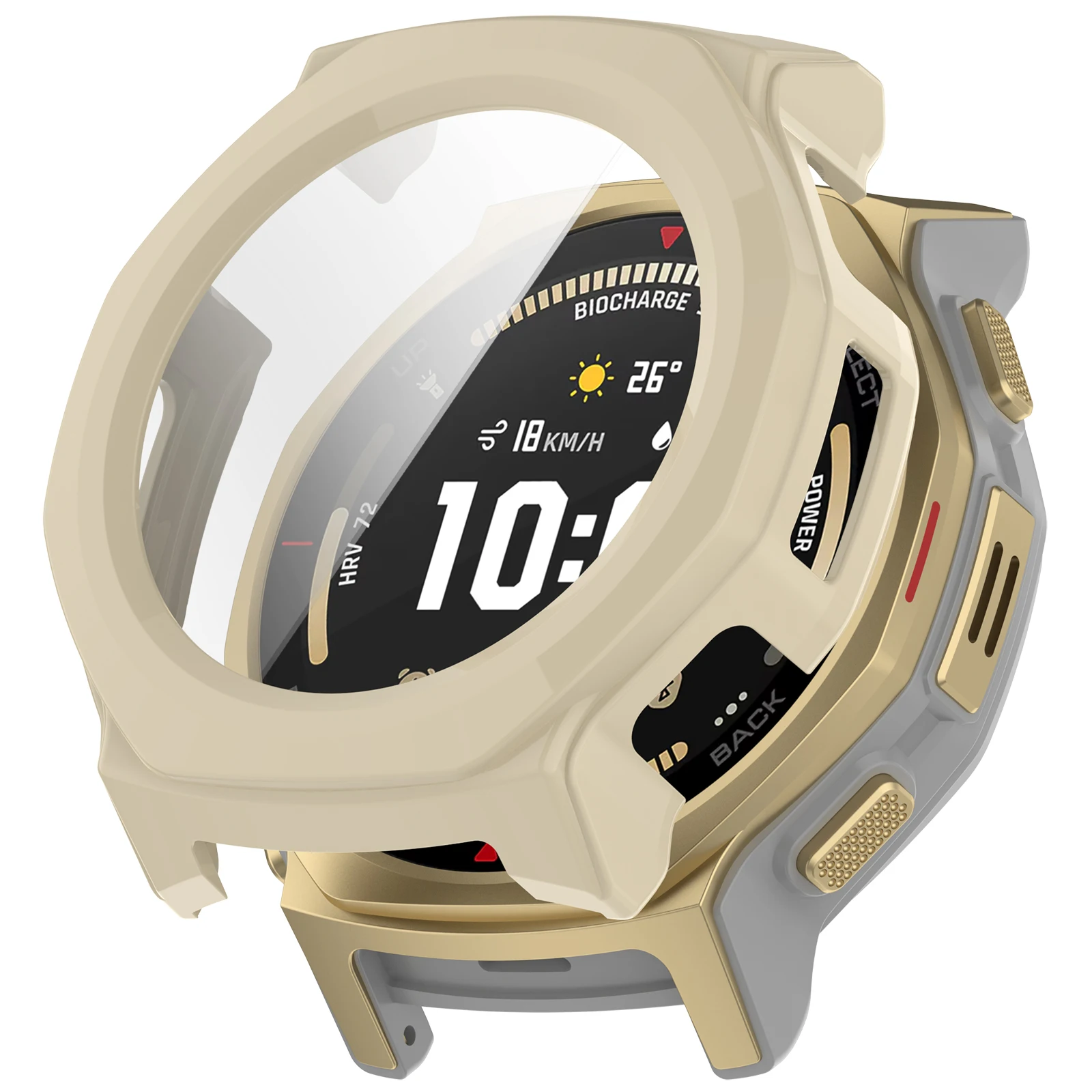 Фото Защитный чехол + стекло для Amazfit T-Rex 3 Pro 44MM, защитная пленка для экрана смарт-часов, бампер для Amazfit T-Rex3 Pro 44MM, чехол из поликарбоната №2