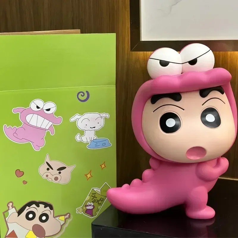 Crayon Shin-chan аниме кавайная фигурка Waniyama Sancosplay фигурки Shinchan большие виниловые