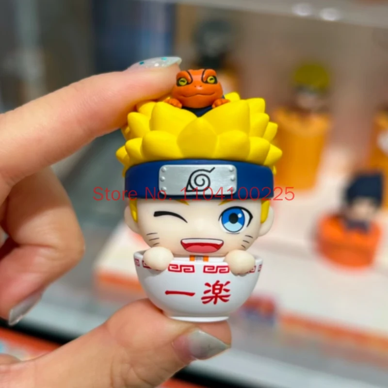 Фото В наличии: Оригинальная коллекционная фигурка Bandai Naruto Lamian Noodles Moment Series (слепая коробка), модель персонажа аниме, игрушка, подарок №2