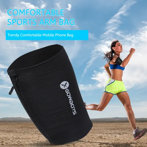 Карманная сумка для бега, легкая противоугонная сумка, сумки на руку, эластичные дышащие регулируемые светоотражающие полосы, спортивные аксессуары