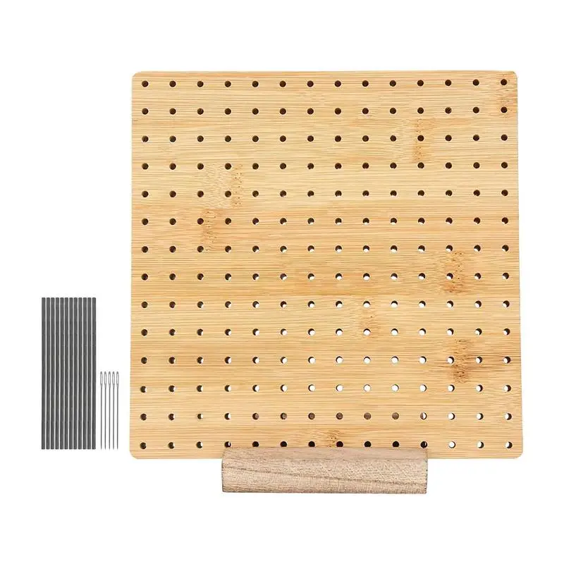 

Бамбуковая квадратная блокирующая доска, блокирующая доска для вязания крючком, без заусенцев, подарок для бамбуковой Блокирующей доски для влюбленных