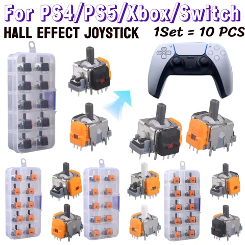 Модуль джойстика 3D Hall Effect для PS4/5/Xbox/Switch