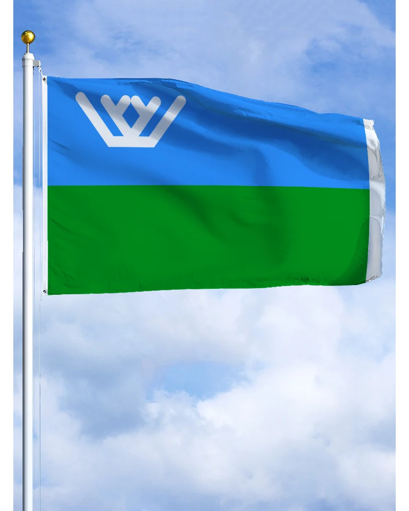 60 × 90 90x150 120 180 см Khanty-Mansi Khanty Mansi флаг с эмблемой автономного округа Полиэстер