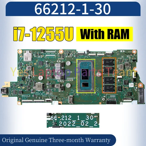 Материнская плата KoCoQin для ноутбука Xiaomi SRLFP i7-1255U с памятью
