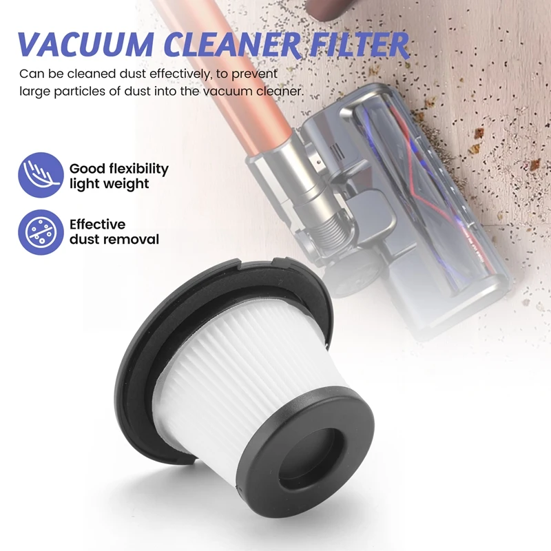 5 шт. сменный фильтр Hepa для Dibea C17 T6 T1 запчасти беспроводного пылесоса