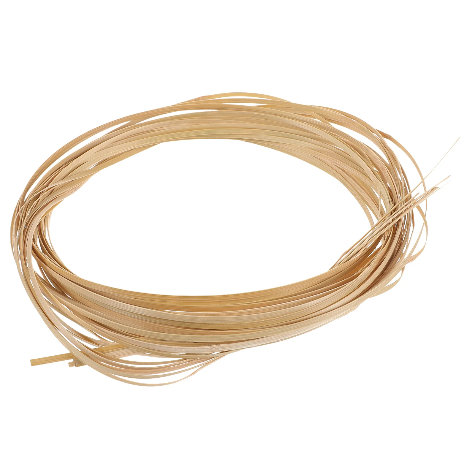 

Handmade Bamboo Reeds Slats Decorative Weaved Basket Woven Strips DIY Making Supplies Baskets Weaving Material