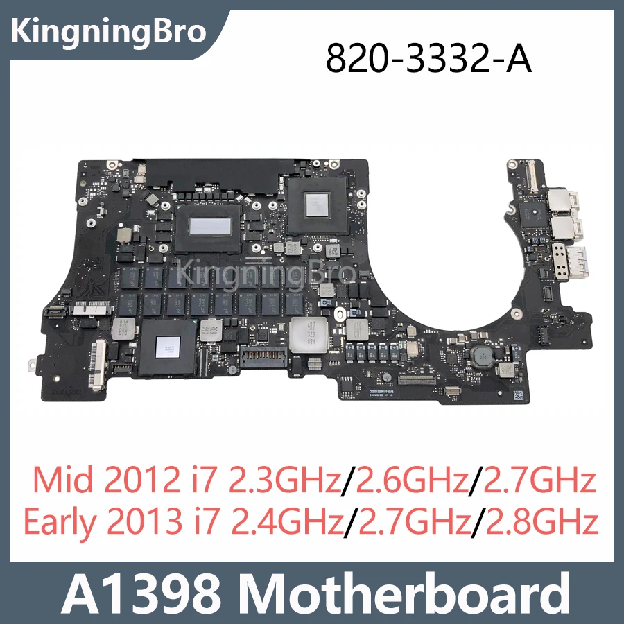 Протестированная материнская плата A1398 820-3332-A для Macbook Pro Retina 15 дюймов логическая i7