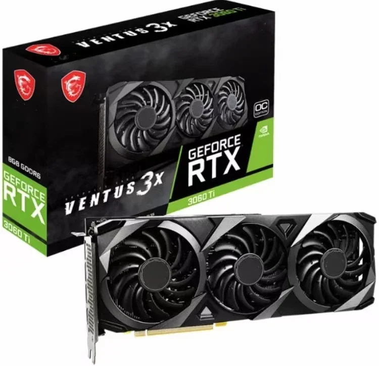 

Купите 3 и получите 1 бесплатно GeForce RTX 3060 Ti VENTUS 3X 8G OC LHR Graphics Gard RTX3060Ti