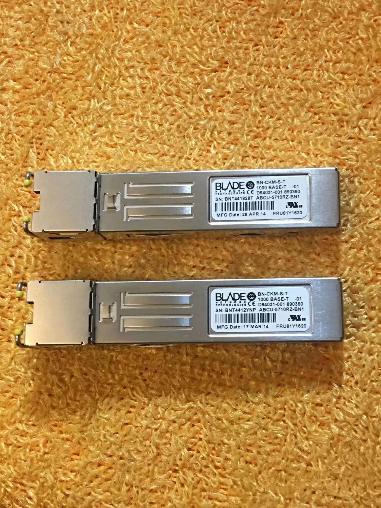 BLADE RJ45 fiber transceiver BN-CKM-S-T 1000BASE-T ABCU-5710RZ-BN1 D94031-001 890360/RJ45 Fiber optic module