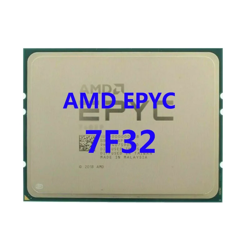 

AMD EPYC 7F32 CPU 3.7GHZ 8C/16T 64M cache 180W DDR4-2666V Socket sp3 Processor for LGA4094 Motherboard